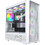 Montech X5 White Gaming Midi Tower Κουτί Υπολογιστή RGB με Πλαϊνό Παράθυρο