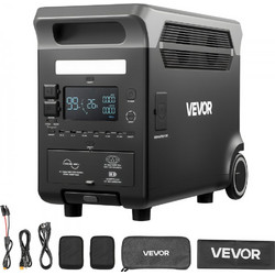 Vevor VV-KZSCNDYZJ384XV0W5001V2 LIFEPO4 Power Station 3840Wh 4xDC 2xUSB-A 4xUSB-C
