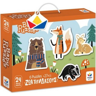 Παιδικό Puzzle Δεσύλλας Baby Puzzles Ζώα του Δάσους 27 Κομμάτια