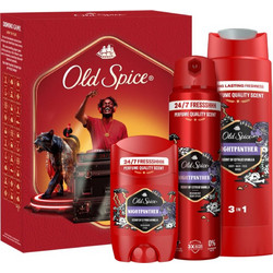 Old Spice NightPanther DJ Shower Gel 250ml + Deodorant Stick 50ml + Deodorant Spray 150ml
