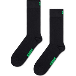 Happy Socks Ανδρικές Κάλτσες Ψηλές Μαύρες P001003-1000