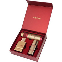 Al Haramain Amber Oud Ruby Eau de Parfum 75ml + 30ml + Deodorant Spray 200ml