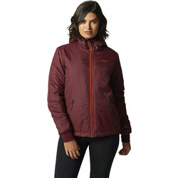 Fox Racing Γυναικείο Μπουφάν Χειμωνιάτικο Softshell Μακρύ Μπορντό 25677-527