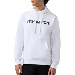Champion Ανδρικό Αθλητικό Φούτερ με Κουκούλα Λευκό 221647-WW001