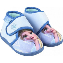 Cerda Disney Frozen Χειμερινές Παιδικές Παντόφλες Μποτάκια για Κορίτσι Γαλάζιες 2300004569