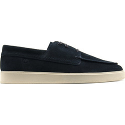 Clarks Lockford Ανδρικά Μοκασίνια Loafers Καστόρινα Navy Μπλε 26186188