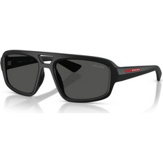 Prada PSB11SU 1BO08Z Ανδρικά Γυαλιά Ηλίου Aviator Κοκάλινα Μαύρα με Μαύρο Φακό