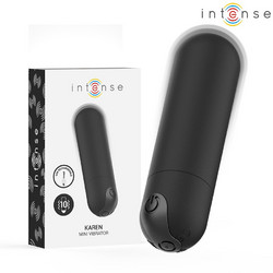Intense Karen Mini Vibrating Bullet Δονητής Bullet Μαύρος