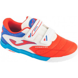 Joma Cancha Jr 2606 IN CAJS2606INV Παιδικά Ποδοσφαιρικά Παπούτσια Σάλας Λευκά Πορτοκαλί Μπλε