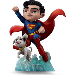 Iron Studios DC Superman Legacy Mini Co Superman & Krypto 17cm