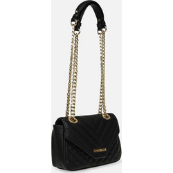 Steve Madden Btrifle Γυναικείο Τσαντάκι Χιαστί από Δερματίνη Μαύρο με Αλυσίδα 13001785