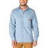 Carhartt Ανδρικό Πουκάμισο Τζιν Μακρυμάνικο Κανονική Γραμμή Μπλε 107307-EC3