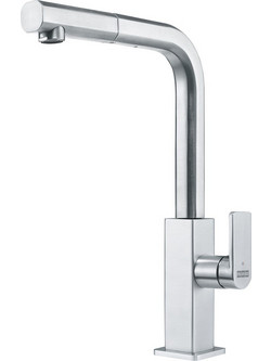 Franke Mythos 3156601063 Μπαταρία Κουζίνας Πάγκου Διπλής Παροχής Ανάμεικτη με Ντουζ Inox