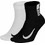 Nike Ανδρικές Κάλτσες Κοντές με Σχέδια Λευκές Μαύρες 2Pack SX7556-906