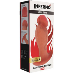 Hidden Desire Inferno Gear Πρωκτική Σφήνα 16cm Δέρματος D-245549