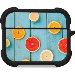 Sonique Fruit Series Θήκη Σιλικόνης για Apple AirPods Pro 1 / 2 Γκρέιπφρουτ