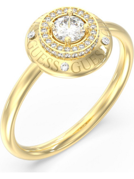 Guess Sparks Γυναικείο Δαχτυλίδι Ροζέτα από Ατσάλι Xρυσό με Ζιργκόν UBR06286JWYG