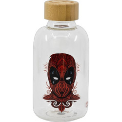 Stor Deadpool Παιδικό Παγούρι Γυάλινο Διαφανές 620ml