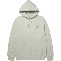Huf H Star Ανδρικό Φούτερ με Κουκούλα & Τσέπες Γκρι PF00790