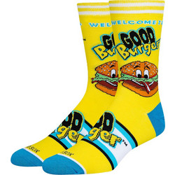 Cool Welcome to the good burger Ανδρικές Κάλτσες Ψηλές με Σχέδια Κίτρινες 37183MCNCF