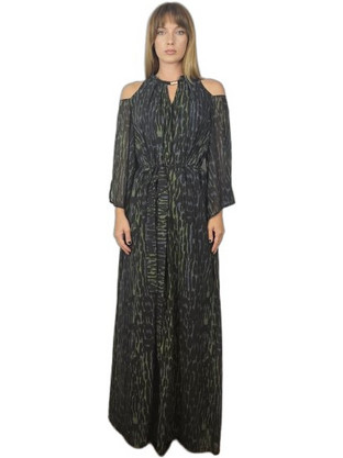 Silky Collection Maxi Φόρεμα για Γάμο / Βάπτιση Ανθρακί 25265194