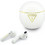 Guess Gold Line Triangle Ακουστικά Bluetooth Earbud Ανθεκτικά στο Νερό White