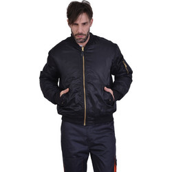 Ergoline Ανδρικό Μπουφάν Χειμωνιάτικο Bomber Μαύρο 5301-100