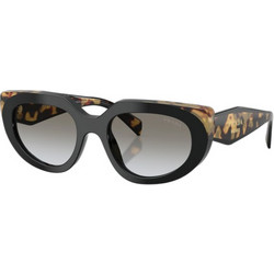 Prada PRD02S 0CD80L Γυναικεία Γυαλιά Ηλίου Cat Eye Κοκάλινα Ταρταρούγα με Μαύρο Φακό