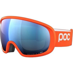 Poc Fovea 408409605 Μάσκα Σκι & Snowboard Ενηλίκων Πορτοκαλί με Φακό Καθρέπτη Μπλε