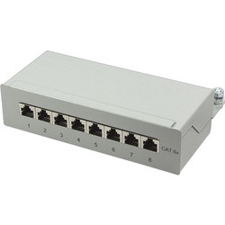 LogiLink Ethernet Patch Panel Επιτοίχιο 8 Θυρών Cat.6 Shielded STP
