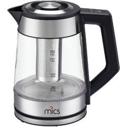 Mics MC17KT25G Γυάλινος Βραστήρας 1.7lt 2200W