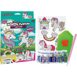 ToyMarkt Unicorn Αυτοκόλλητα Diamond Painting Kit 971329