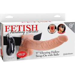 Pipedream Fetish Fantasy 9" Harness Strap On με Dildo 23cm & Δόνηση Flesh