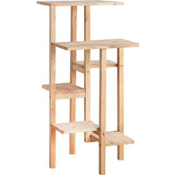 Nextdeco Natural Γατόδεντρο 6 Επιπέδων Μπεζ 60x54x113.5cm