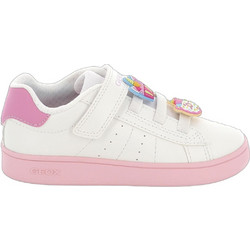 Geox Eclyper Παιδικά Sneakers Λευκά Ροζ J65LRF000BCC1364