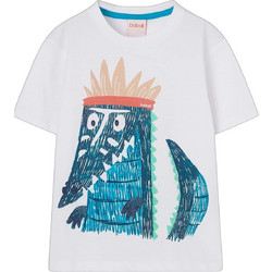 Boboli Παιδικό T-Shirt Κοντομάνικο Λευκό 693020-1100