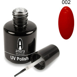 Amora 002 Red Passion Ημιμόνιμο Βερνίκι Νυχιών 10ml