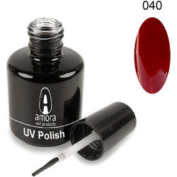 Amora 040 Ruby Red Ημιμόνιμο Βερνίκι Νυχιών 10ml