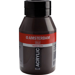 Royal Talens Amsterdam 403 Vandyke Brown Ακρυλικό Χρώμα Ζωγραφικής 1lt