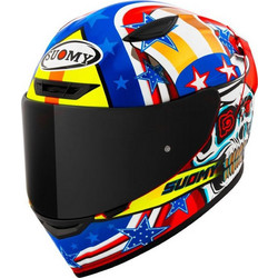 Suomy Track-1 Riot Multicolor Κράνος Μηχανής Full Face 1350gr