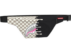 Sprayground Cream Check Τσαντάκι Μέσης Αδιάβροχο Άσπρο B8920