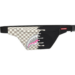 Sprayground Cream Check Τσαντάκι Μέσης Αδιάβροχο Άσπρο B8920