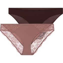 Dorina Γυναικεία Slip με Δαντέλα 2Pack FXBF0053LA182-2X0525