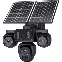 Sectec ST-523-9MAOV-4G-EU IP Κάμερα Ασφαλείας SIM 3MP 2K Αδιάβροχη Νυκτός Μπαταρίας με Ηλιακό Πάνελ & Αμφίδρομη Επικοινωνία