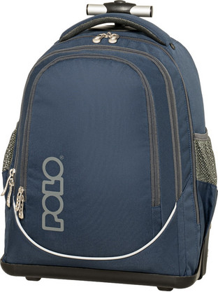 Polo Σχολική Τσάντα Τρόλεϊ Δημοτικού Navy Μπλε 901074-5500
