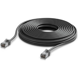Ubiquiti F/UTP Cat.6a Καλώδιο Δικτύου Ethernet 12m Black UACC-CABLE-PATCH-OUTDOOR-C6A-12M-BK