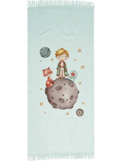 Borea Little Prince Παιδική Πετσέτα Θαλάσσης Πράσινο Mint 70x140cm