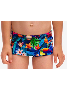 Funky Trunks Birdie Wordie Αθλητικό Παιδικό Μαγιό Σλιπ για Αγόρι Royal Blue Κόκκινο Πορτοκαλί FTS002B72248