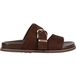 Migato Γυναικεία Σανδάλια Suede Σοκολατί 100047041-012