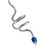 Emmanuela handcrafted for you Γυναικεία Σκουλαρίκια Climbers από Ασήμι 925 με Ρουμπίνι EMM-54842295681358